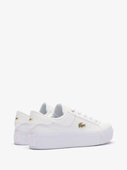 Women's Ziane Platform Leather Trainers - Image 3 of 6