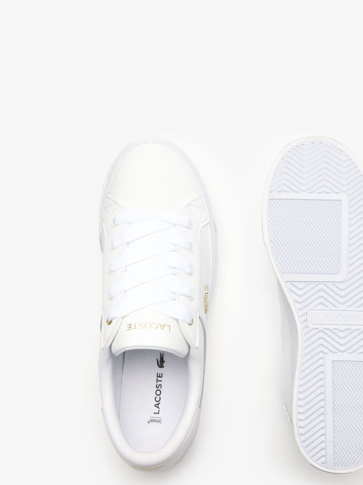 Women's Ziane Platform Leather Trainers - Image 4 of 6