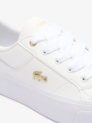 Women's Ziane Platform Leather Trainers - Image 6 of 6