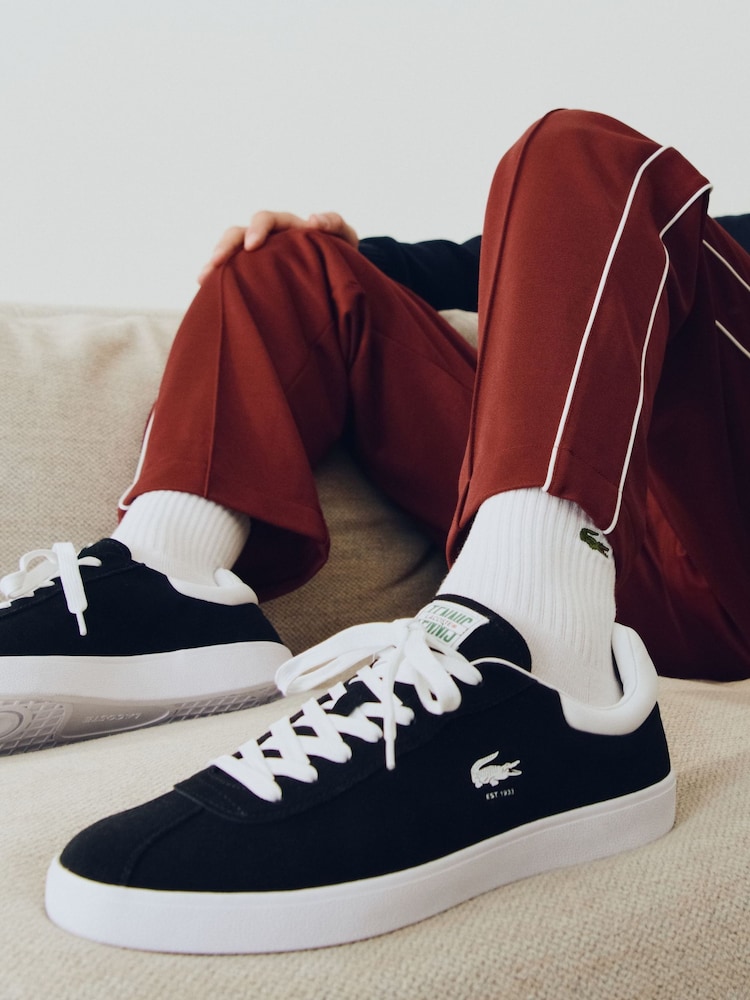 Lacoste Mens Baseshot Trainers - Image 1 of 4