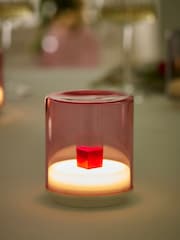Indigo Owl Pink Gem Wireless Table Lamp - Image 1 of 5