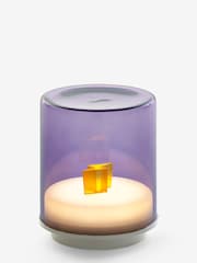 Indigo Owl Lilac Purple Gem Wireless Table Lamp - Image 5 of 5