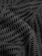 Black Knitted Co-ord Midi Skirt - Image 8 of 8