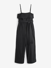 Black Belted Jumpsuit Contains Linen - Image 5 of 6