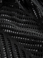 Black Knitted Co-ord Top - Image 6 of 6