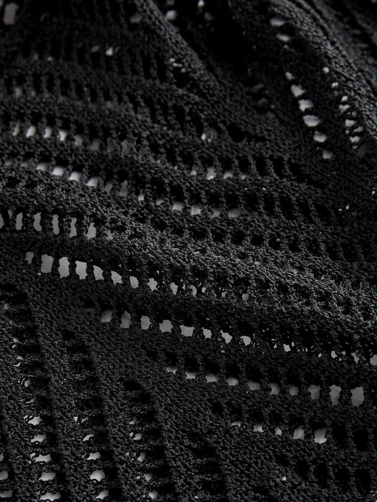 Schwarz - Gestricktes Kombi-Top - Bild 6 von 6 Schwarz - Gestricktes Kombi-Top - Bild 6 von 6