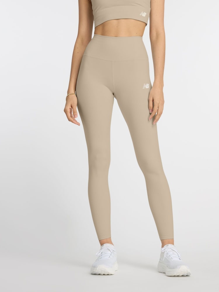 New Balance Brown Harmony 27 Inch High Rise Leggings - Image 1 of 10 New Balance Brown Harmony 27 Inch High Rise Leggings - Image 1 of 10