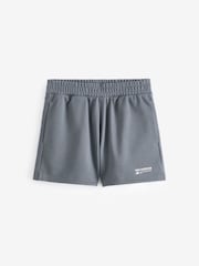New Balance Grey Linear Heritage French Terry Shorts - Image 6 of 6