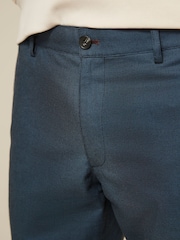 Blue 5 Pocket Smart Textured Chino Trousers - Image 4 of 8