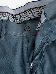 Blue 5 Pocket Smart Textured Chino Trousers - Image 6 of 8