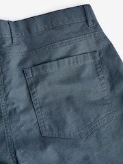 Blue 5 Pocket Smart Textured Chino Trousers - Image 7 of 8