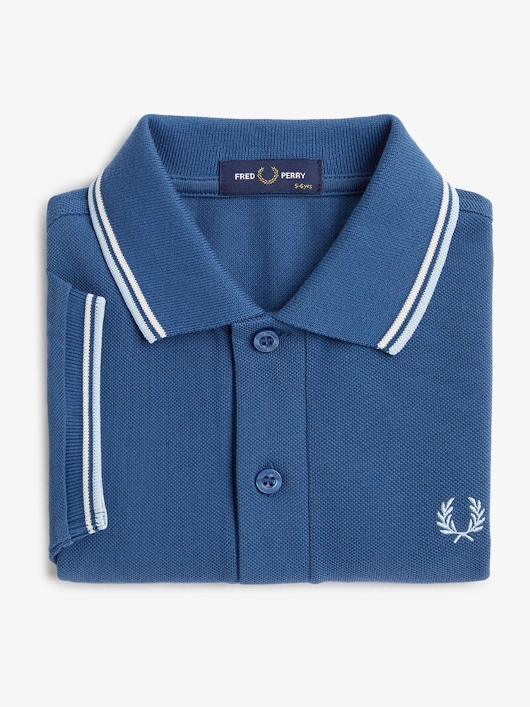 Fred Perry Kids Twin Tipped Polo Shirt - Image 3 of 3