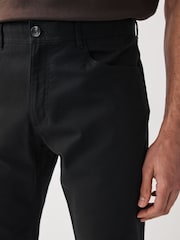 Black 5 Pocket Smart Textured Chino Trousers - Image 5 of 10