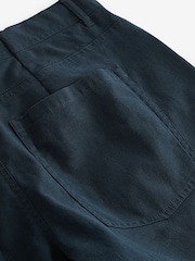 Navy 5 Pocket Smart Textured Chino Trousers - Image 8 of 9