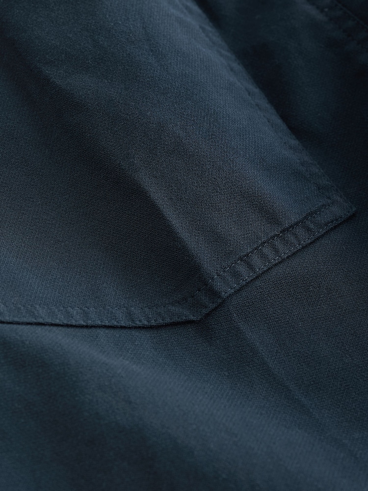 Navy 5 Pocket Smart Textured Chino Trousers - Image 9 of 9