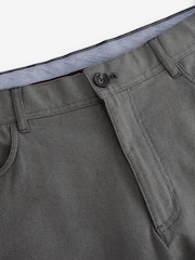Charcoal Grey 5 Pocket Smart Textured Chino Trousers - Image 6 of 8
