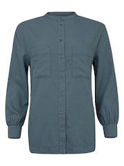 Celtic & Co. Blue Organic Cotton Brushed Shirt - Image 2 of 3