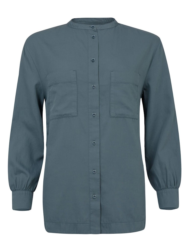 Celtic & Co. Blue Organic Cotton Brushed Shirt - Image 2 of 3