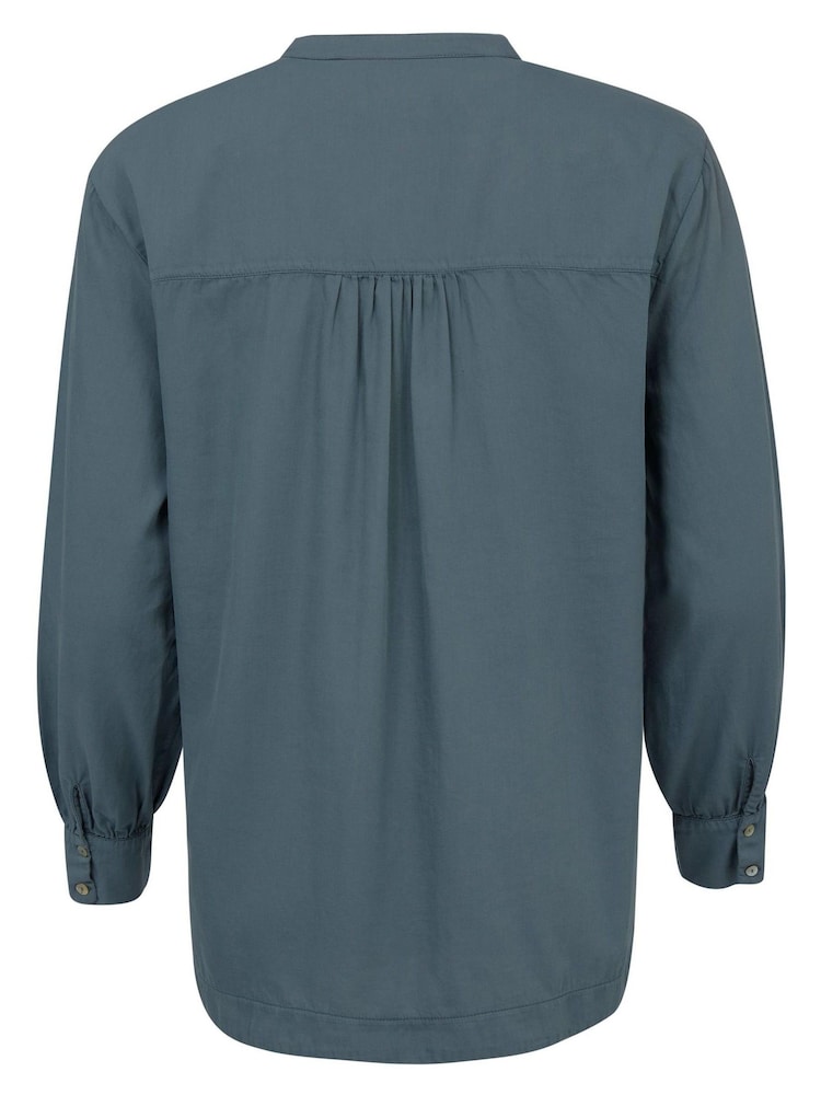 Celtic & Co. Blue Organic Cotton Brushed Shirt - Image 3 of 3