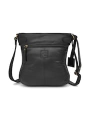 Celtic & Co. Leather Cross-body Black Bag - Image 2 of 3