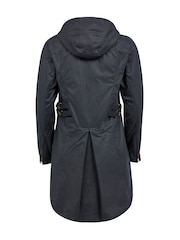 Celtic & Co. Blue 100% Cotton Wax Riding Coat - Image 4 of 9