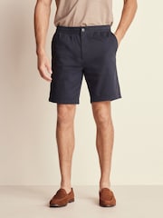 Navy Blue Elasticated Waist Chino Shorts - Image 1 of 11