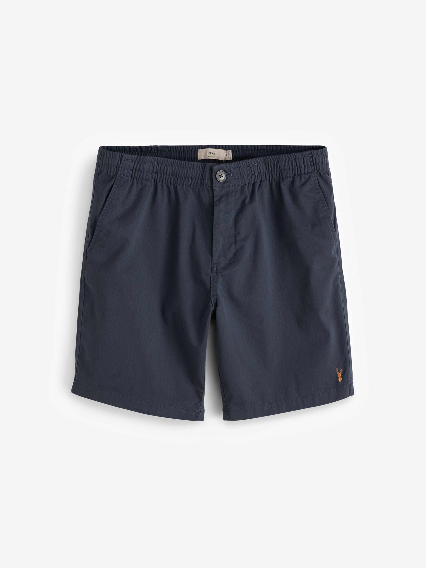Buy Navy Blue Elasticated Waist Chino Shorts from Next Australia