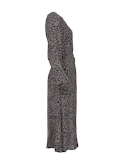 Celtic & Co. D-Ring Belted Midi Brown Dress - Image 5 of 5