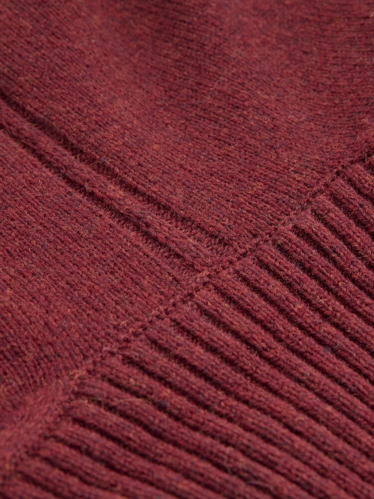 Celtic & Co. Lambswool Roll Neck Brown Dress - Image 10 of 10