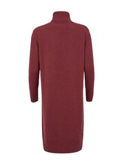 Celtic & Co. Lambswool Roll Neck Brown Dress - Image 6 of 10