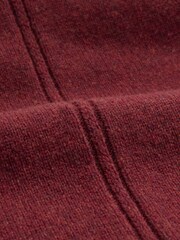 Celtic & Co. Lambswool Roll Neck Brown Dress - Image 8 of 10