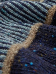 Celtic & Co. Mens Blue Statement Donegal Jumper - Image 6 of 8