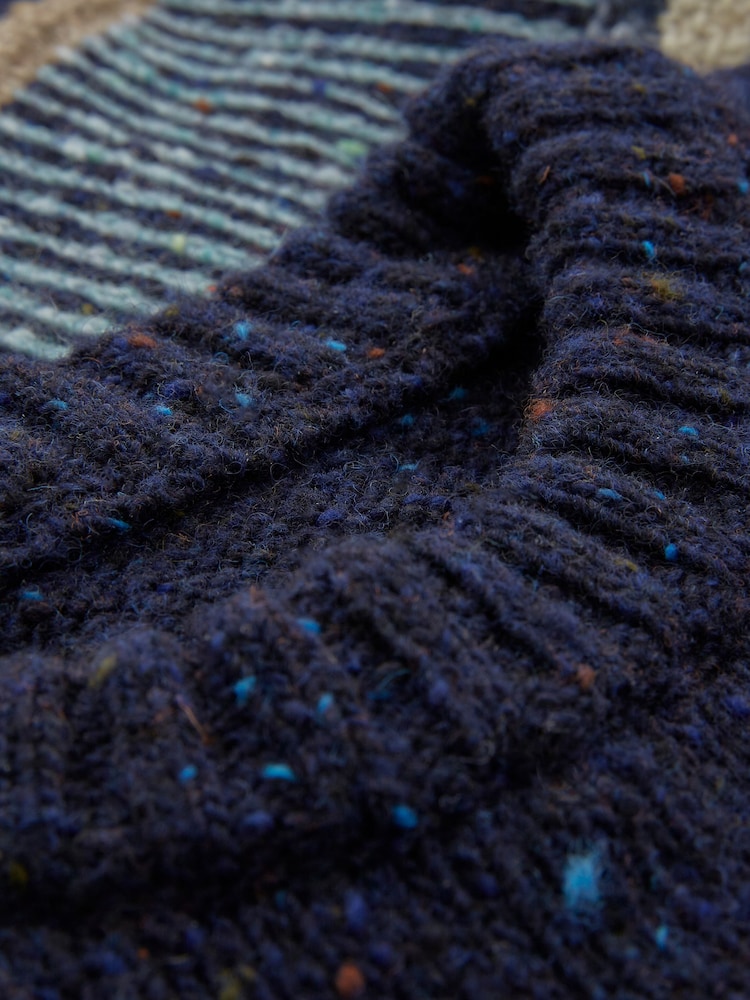 Celtic & Co. Mens Blue Statement Donegal Jumper - Image 7 of 8