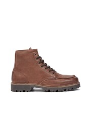 Celtic & Co. Mens Toe Stitch Lace Up Brown Boots - Image 1 of 6