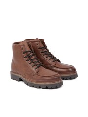 Celtic & Co. Mens Toe Stitch Lace Up Brown Boots - Image 3 of 6