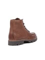 Celtic & Co. Mens Toe Stitch Lace Up Brown Boots - Image 4 of 6