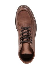 Celtic & Co. Mens Toe Stitch Lace Up Brown Boots - Image 5 of 6