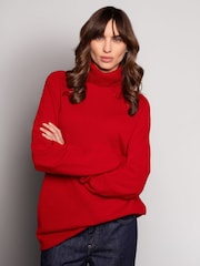 Celtic & Co. Geelong Slouch Roll Neck Jumper - Image 1 of 5