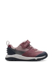 Clarks Red Leather Steggy Stride Toddler Shoes - Image 1 of 4