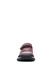Clarks Red Leather Steggy Stride Toddler Shoes - Image 3 of 4