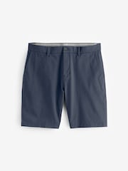 Mid Blue Straight Fit Stretch Chinos Shorts - Image 4 of 5