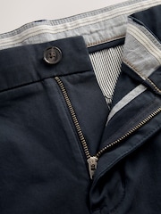 Albastru deschis - Croi drept - Pantaloni scurți elastici cu Pantaloni chino - Imaginea 8 din 9