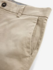 Pastelgeel - Slim Fit - Chinoshort met stretch - Image 8 of 9
