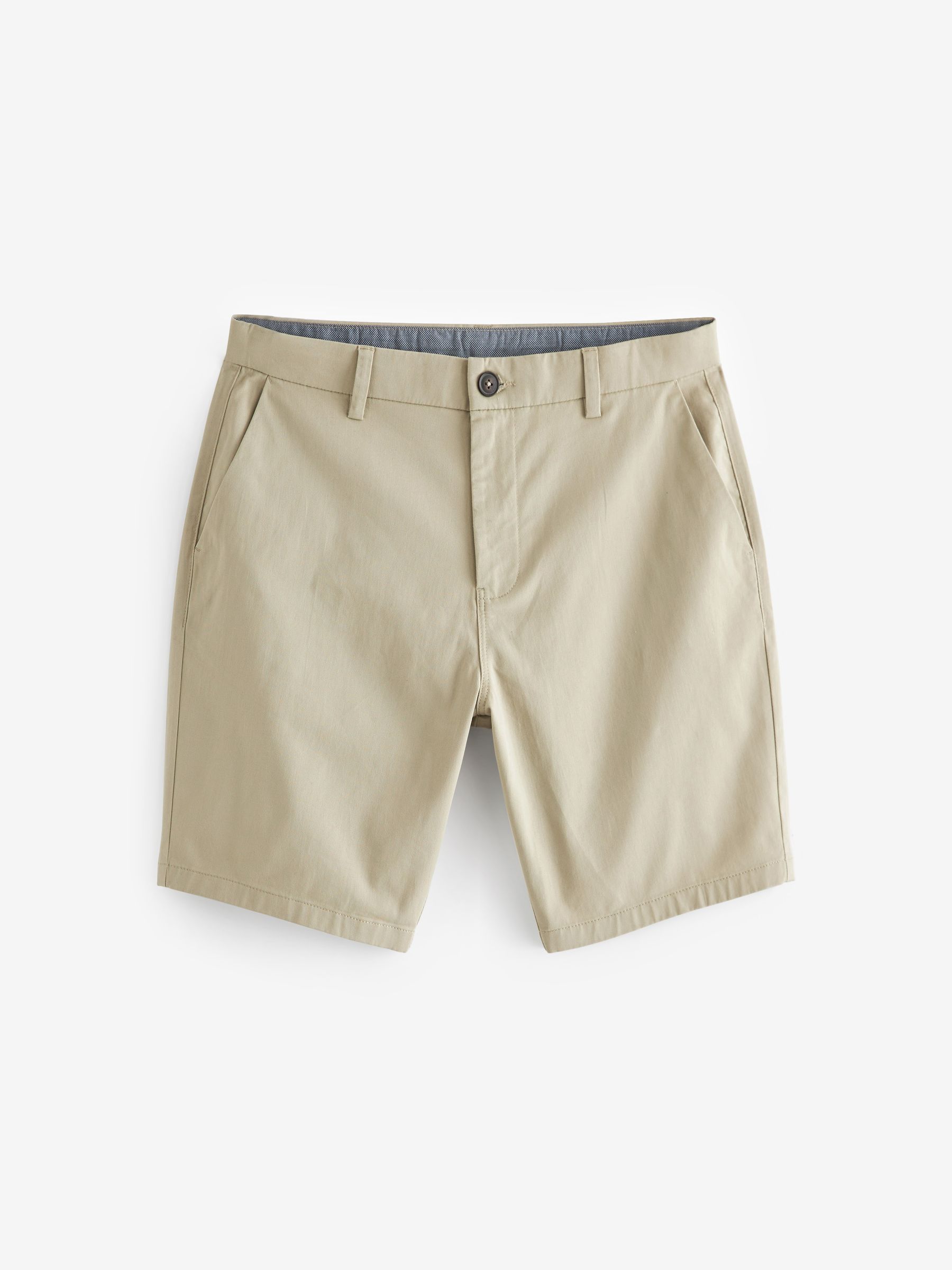 Buy Stone Straight Fit Stretch Chinos Shorts from the Next UK online shop