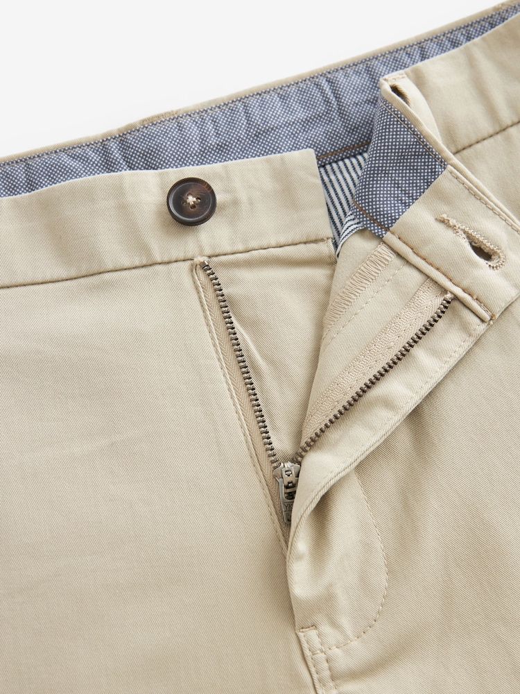 Stone Straight Fit Stretch Chinos Shorts - Image 6 of 8
