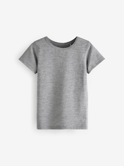 Grey Textured Base Layer Short Sleeve Top (3-16yrs) - Image 1 of 3