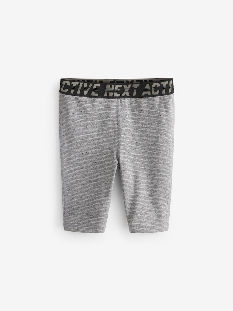 Grey Textured Base Layer Shorts (3-16yrs) - Image 1 of 3