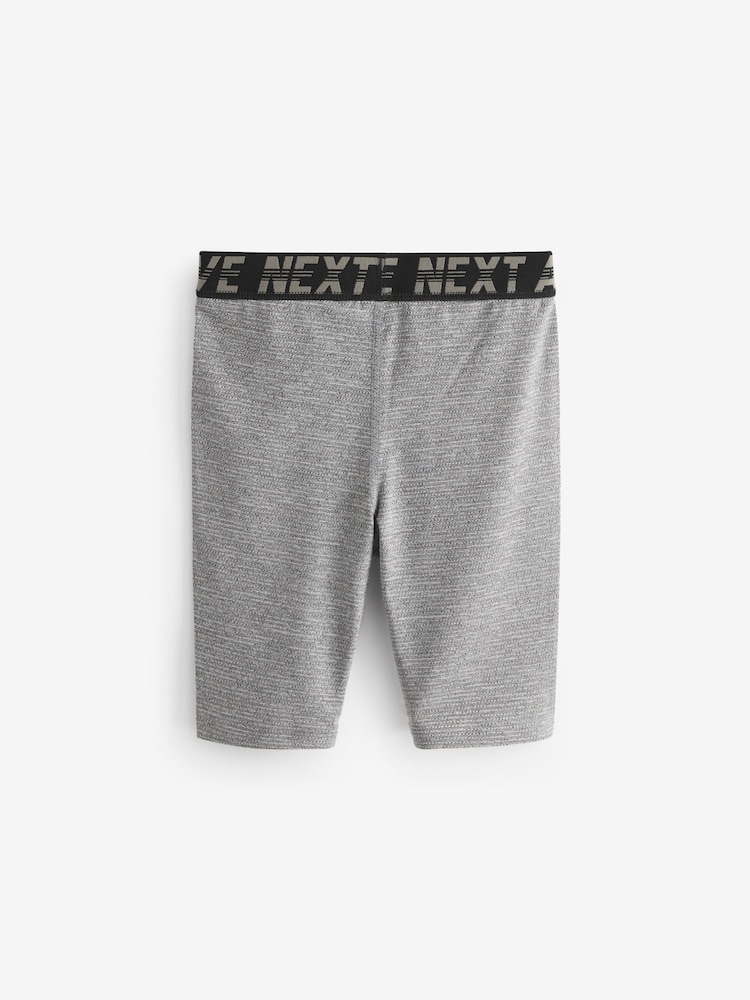 Grey Textured Base Layer Shorts (3-16yrs) - Image 2 of 3