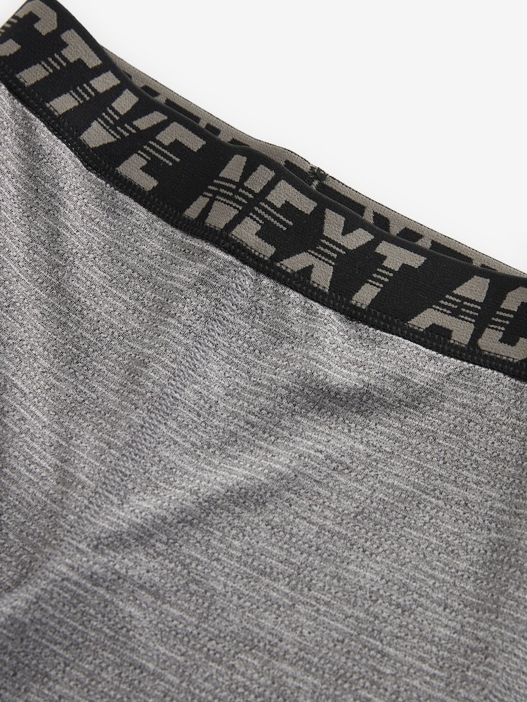 Grey Textured Base Layer Shorts (3-16yrs) - Image 3 of 3
