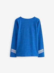 Cobalt Blue Base Layer Long Sleeve Top (3-16yrs) - Image 2 of 3